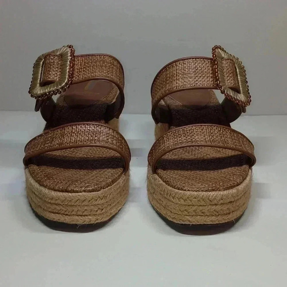Women's Chase Wedge Sandals Cuoio Weave sz 7.5 - Picture 1 of 8